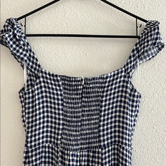 Reformation Bryson Dress in Madison Check Size 4 - Picture 8 of 9